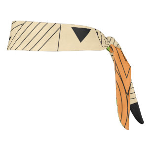 Ancient Tribal Art Tie Headband