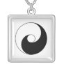 Ancient version of Taijitu by Lai Zhi-De Yin Yang Silver Plated Necklace