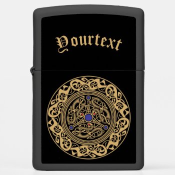 Ancient Viking Art Design Template Zippo Lighter by thallock at Zazzle