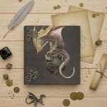 Ancient Viking Bronze Dragon Distressed Leather 3 Ring Binder<br><div class="desc">This design was created though digital art. It may be personalized in the area provide or customizing by choosing the click to customize further option and changing the name, initials or words. You may also change the text color and style or delete the text for an image only design. Contact...</div>