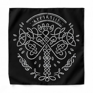 Ancient Viking Celtic Knotwork  - Tree of Life Bandana