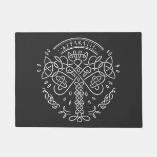 Ancient Viking Celtic Knotwork - Tree of Life Doormat