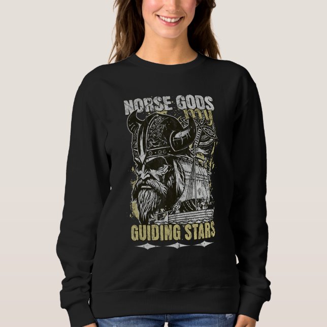 Ancient Viking Norse Mythology Nordic Gods Sweatshirt (Front)