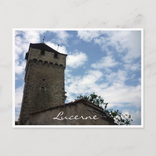 ancient walls lucerne postcard (Front)