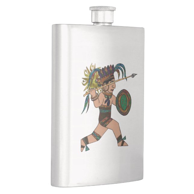 Ancient Warrior Native American Hip Flask (Right)