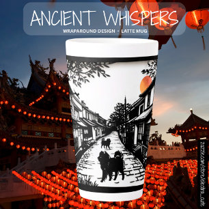 ANCIENT WHISPERS Chow Latte Mug