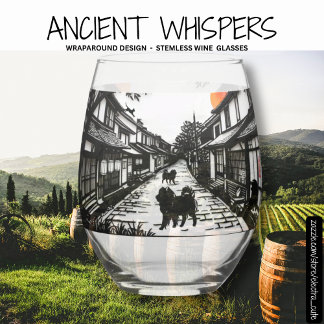 ANCIENT WHISPERS Chow Stemless Wine Glass