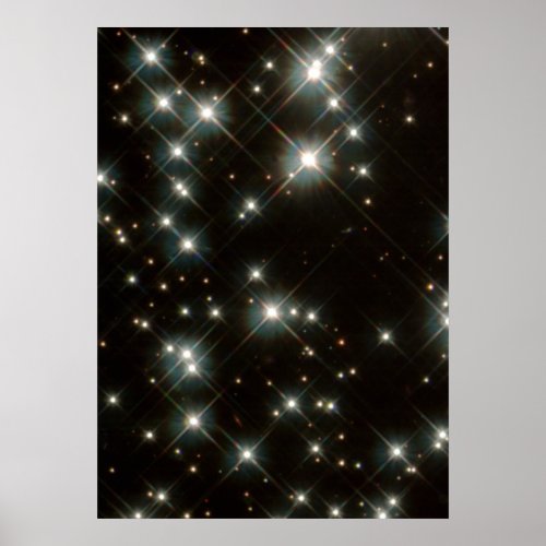 Ancient White Dwarf Stars in the Milky Way Galaxy Poster