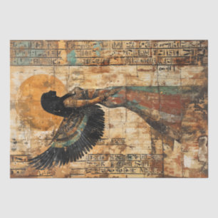 Ancient Winged Egyptian Goddess Tissue Paper