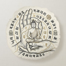 Ancient Wisdom Hand and Sukiti Art Decor