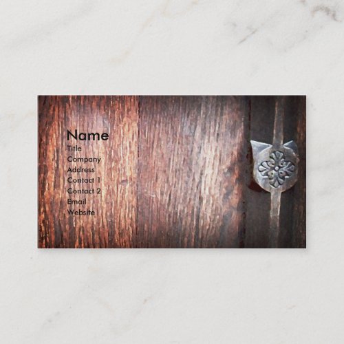 Ancient Wood, business card template