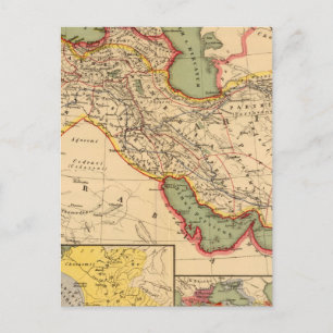 Ancient world empires of the Persians,Macedonians Postcard