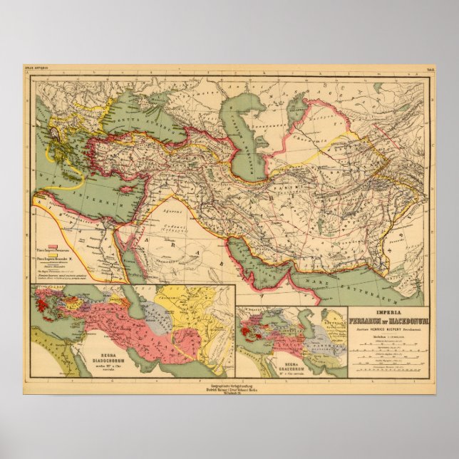 Ancient world empires of the Persians,Macedonians Poster (Front)