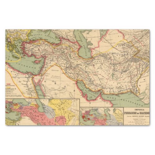 Ancient world empires of the PersiansMacedonians Tissue Paper