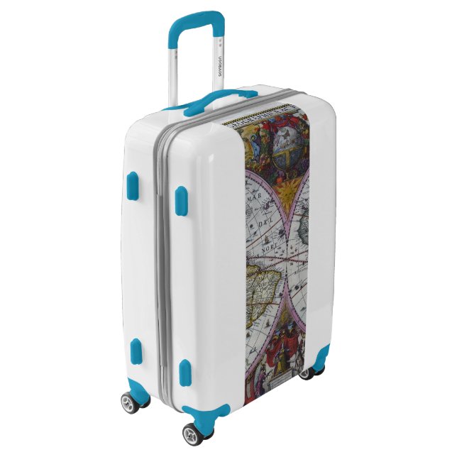 Ancient World Map Luggage (Rotated Left)
