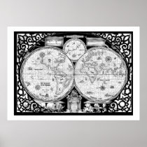 ancient world map No.2, tony fernandes Poster
