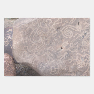 ancient writings wrapping paper sheets