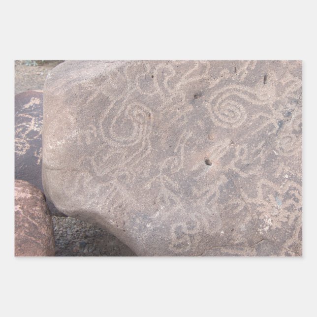 ancient writings wrapping paper sheets (Front)