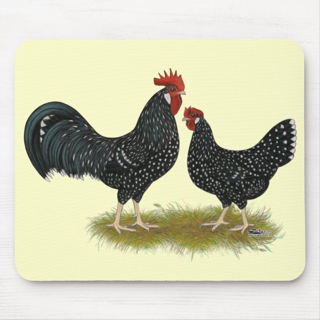 Ancona Chickens Mouse Pad (Front)