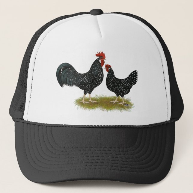 Ancona Chickens Trucker Hat (Front)