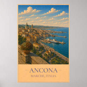 Ancona, Italy – Vintage Travel Poster
