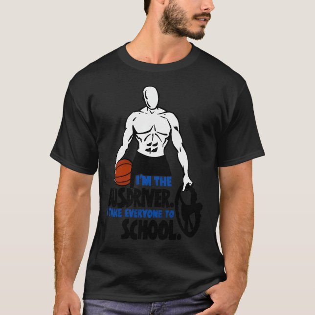 And1 Street Ball Freestyle Basketball I Am The Bus T-Shirt (Front)