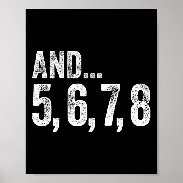 And 5 6 7 8 Dance Teacher Line Dance Lessons  Poster (Front)