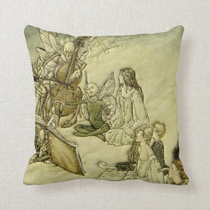 And a Fairy Song - Arthur Rackham Throw Pillow