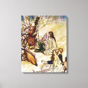 And a Fairy Song by Arthur Rackham Canvas Print