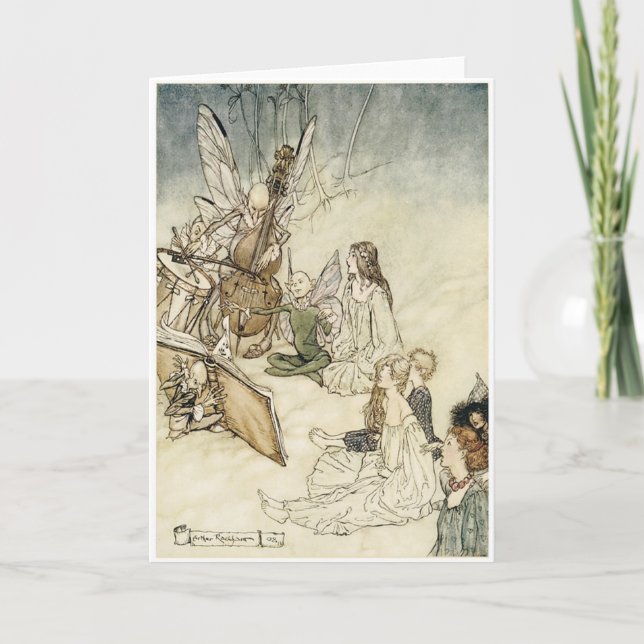 And a Fairy Song Card (Front)