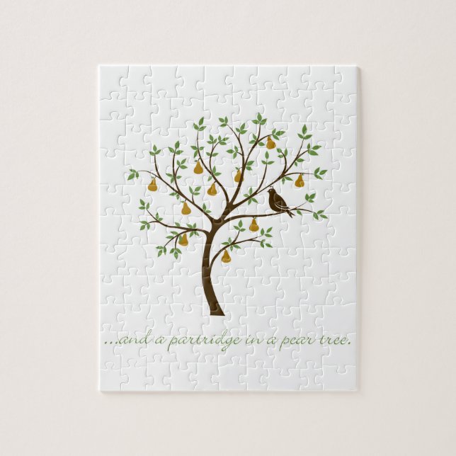 And a partridge in a pear tree jigsaw puzzle (Vertical)