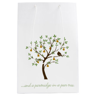 And a partridge in a pear tree medium gift bag