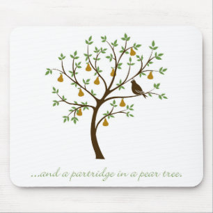 And a partridge in a pear tree mouse pad