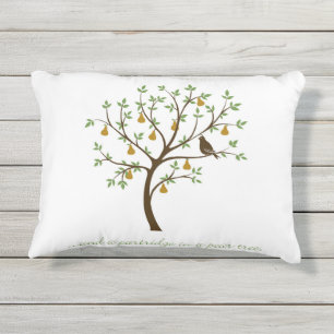 And a partridge in a pear tree outdoor pillow