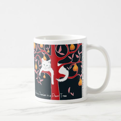 And a Persian in a Pear Tree Holiday Coffee Mug