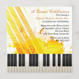 And All That Jazz Invitation