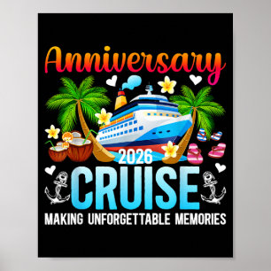 And Anniversary Cruise Making Memories Husband Poster