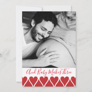 And Baby Makes Three Photo Pregnancy Announcement