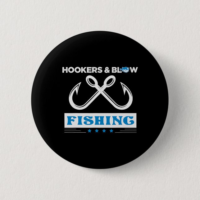 And Blow Fishing  Button (Front)