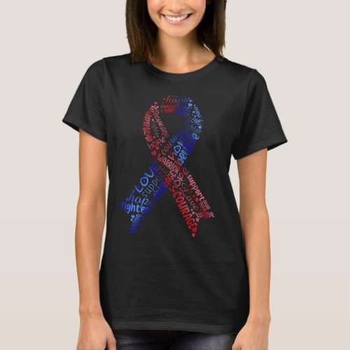 And Blue Ribbon Congenital Heart Disease Awareness T_Shirt