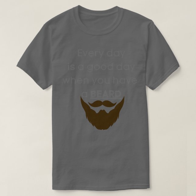 and cool beard designs T-Shirt (Design Front)