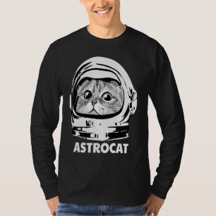 And Cute Astrocat Cat Astronaut Suit Outer Space C T-Shirt