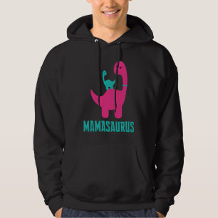 and Cute of  Grandmasaurus Dino Dinosaurs Themed Hoodie