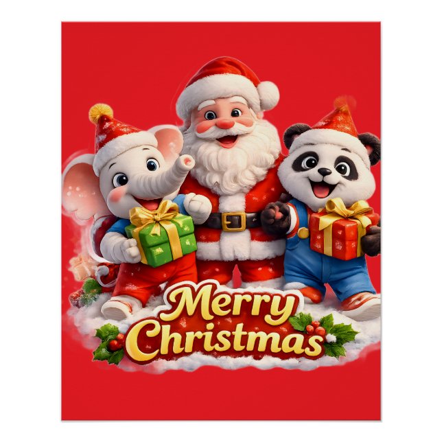 And Dave Merry Christmas Santa poster (Front)
