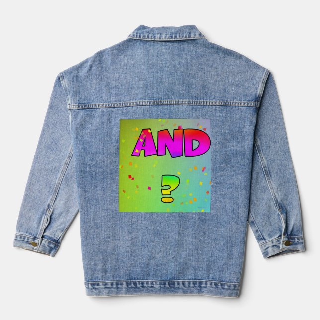 AND?  DENIM JACKET (Back)