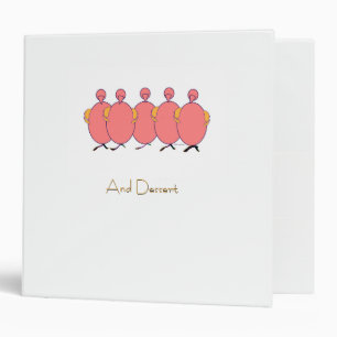 And Dessert 3 Ring Binder