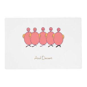 And Dessert Placemat