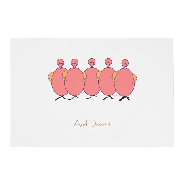 And Dessert  Placemat (Front)