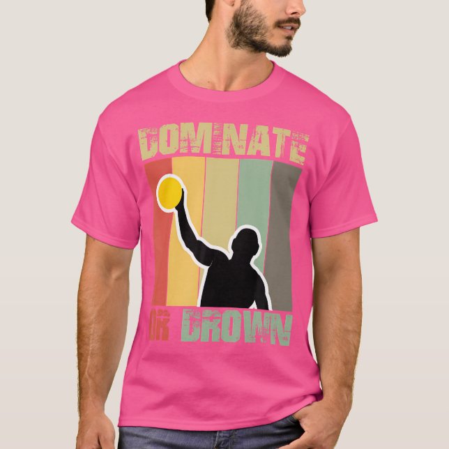 And Dominate Or Drown Funny Water Polo Memes (Front)