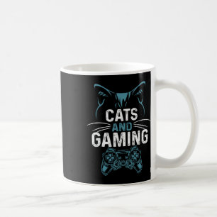 And Gaming Cute Cat Lover Gamer Video Game Cute De Coffee Mug